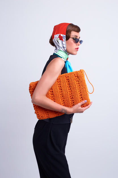 Eco Clutch a l'orange - shopoddcat